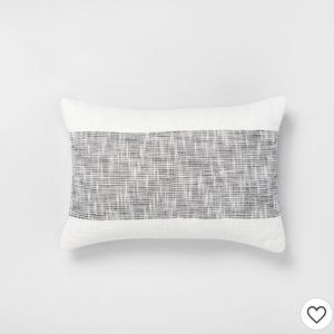 (2) Hearth & Hand Textured Lumbar Throw Pillows